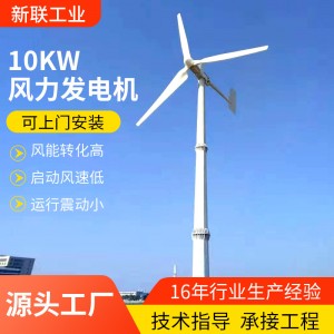 10w风能发电组合微型风力发电机220v家用基站用水平轴风力发电机
